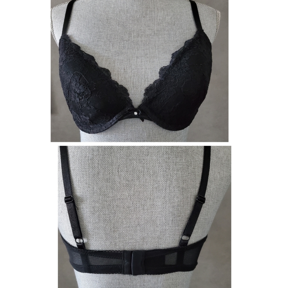 H&M padded Underwire Lace Cup Bra Add A Cup Size